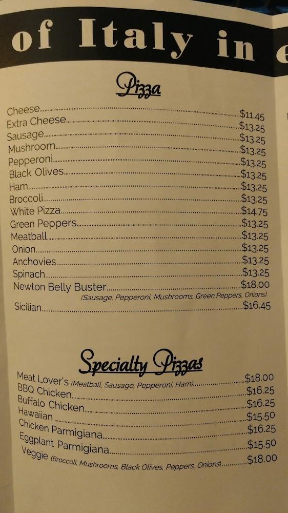 Newton Pizza Shrimp Parmigiana